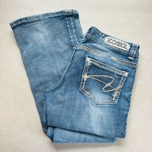 Rock & Roll Cowgirl Denim Jeans Women's Size 31x34 Boot Cut Western Rodeo Ranch
